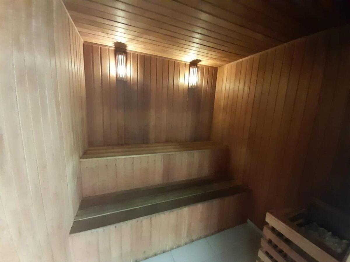 Lazer Completo Com Piscina E Sauna No Gonzaga 산토스 외부 사진