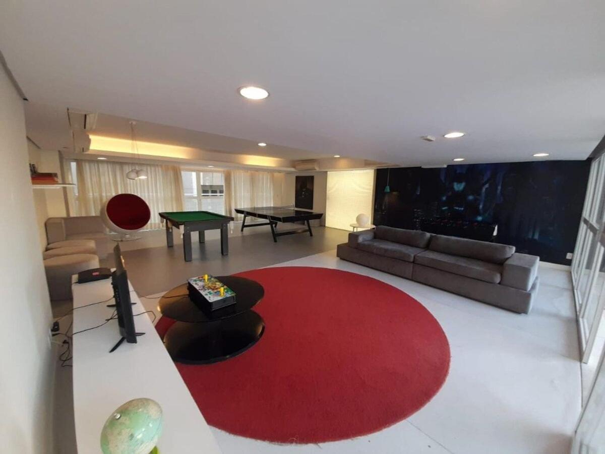 Lazer Completo Com Piscina E Sauna No Gonzaga 산토스 외부 사진
